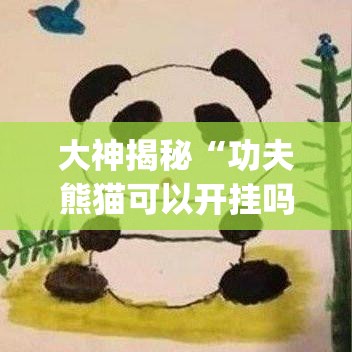 大神揭秘“功夫熊猫可以开挂吗”(确实是有挂)知乎
