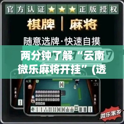 两分钟了解“云南微乐麻将开挂”(透视挂)详细用法教程