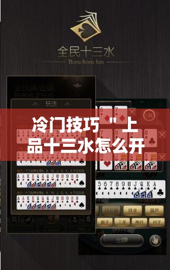 冷门技巧 ＂上品十三水怎么开挂”附透视挂详细教程