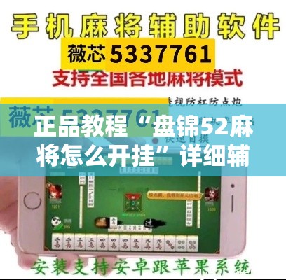 正品教程“盘锦52麻将怎么开挂”详细辅助透视