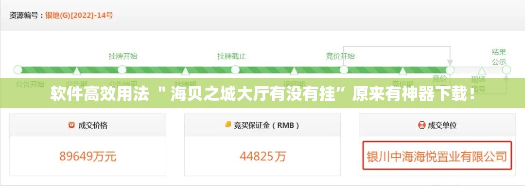 软件高效用法 ＂海贝之城大厅有没有挂”原来有神器下载！