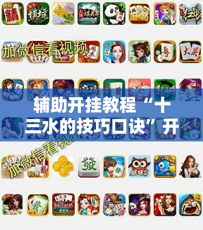 辅助开挂教程“十三水的技巧口诀	”开挂辅助详细步骤