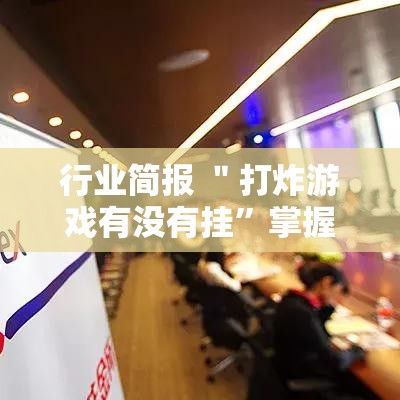 行业简报 ＂打炸游戏有没有挂”掌握辅助功能必胜规则