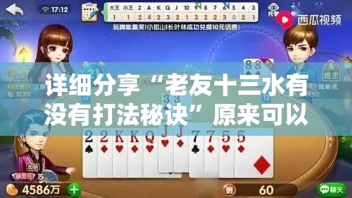 详细分享“老友十三水有没有打法秘诀”原来可以开挂
