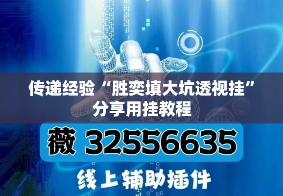 传递经验“胜奕填大坑透视挂”分享用挂教程
