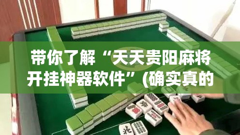 带你了解“天天贵阳麻将开挂神器软件	”(确实真的有挂)