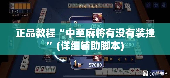 正品教程“中至麻将有没有装挂”(详细辅助脚本)