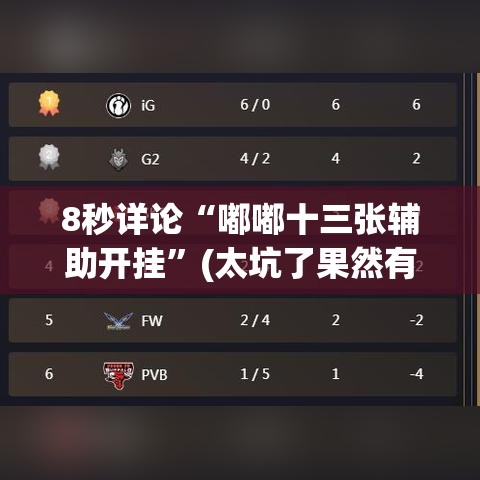 8秒详论“嘟嘟十三张辅助开挂”(太坑了果然有挂)