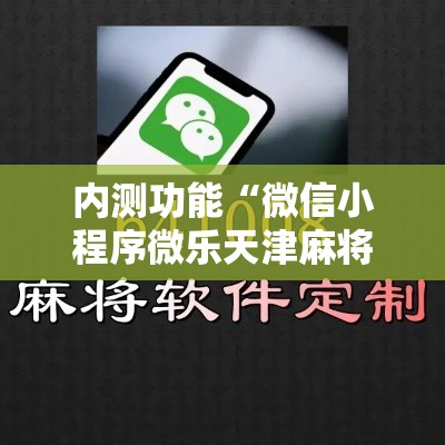 内测功能“微信小程序微乐天津麻将有挂吗”详细外挂透视辅助软件教程