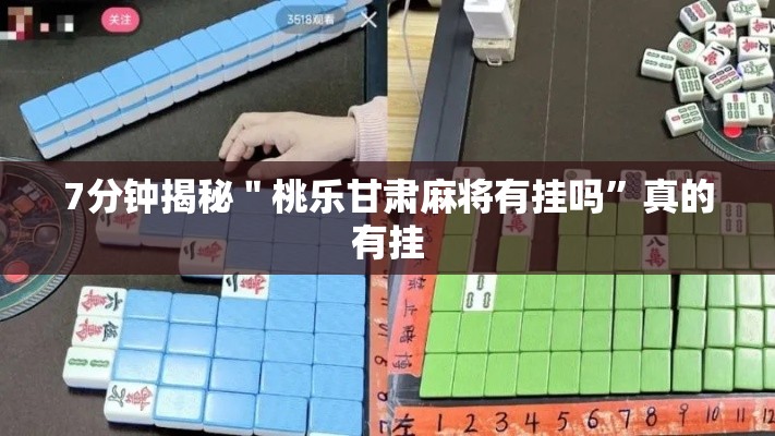 7分钟揭秘＂桃乐甘肃麻将有挂吗”真的有挂