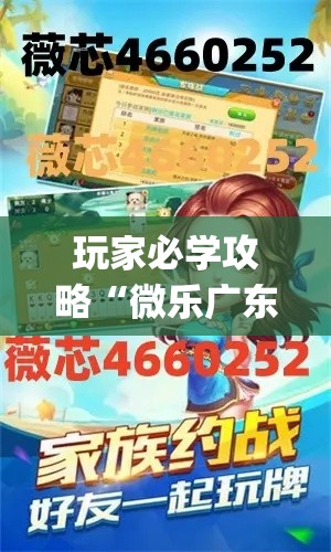 玩家必学攻略“微乐广东麻将怎么提高胜率？_游戏_玩家_工具