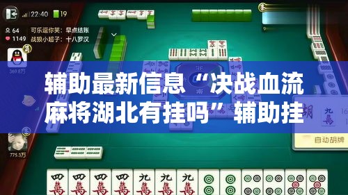 辅助最新信息“决战血流麻将湖北有挂吗	”辅助挂下载