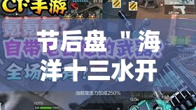 节后盘 ＂海洋十三水开挂辅助器”（透视挂）辅助神器教程