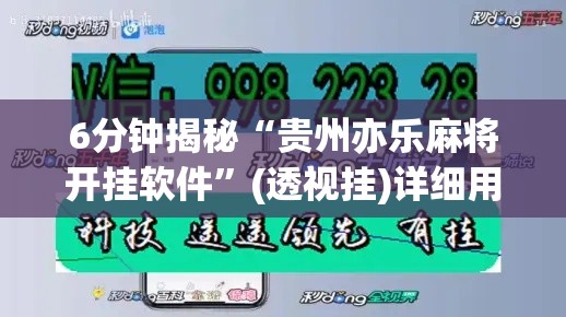 6分钟揭秘“贵州亦乐麻将开挂软件”(透视挂)详细用法教程