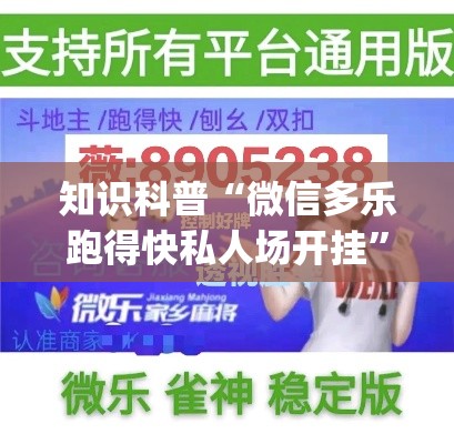 知识科普“微信多乐跑得快私人场开挂”(透视曝光猫腻)