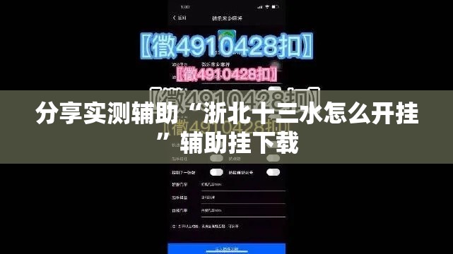 分享实测辅助“浙北十三水怎么开挂	”辅助挂下载