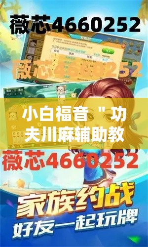 小白福音 ＂功夫川麻辅助教程	”辅助工具插件,揭秘技巧开挂